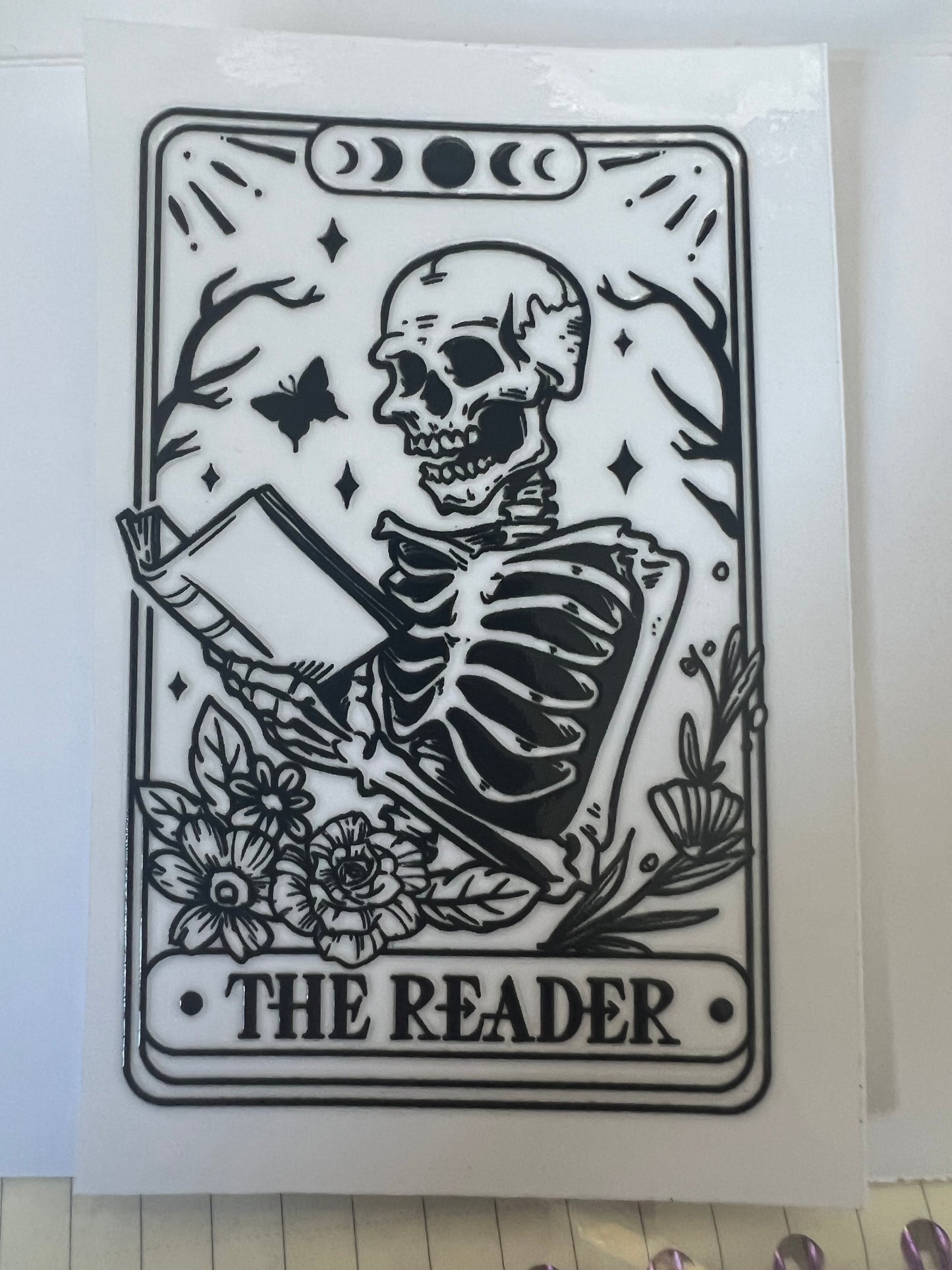 The reader UVDTF cup single sided