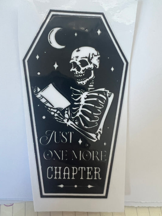Coffin - just one more chapter UVDTF cup single sided