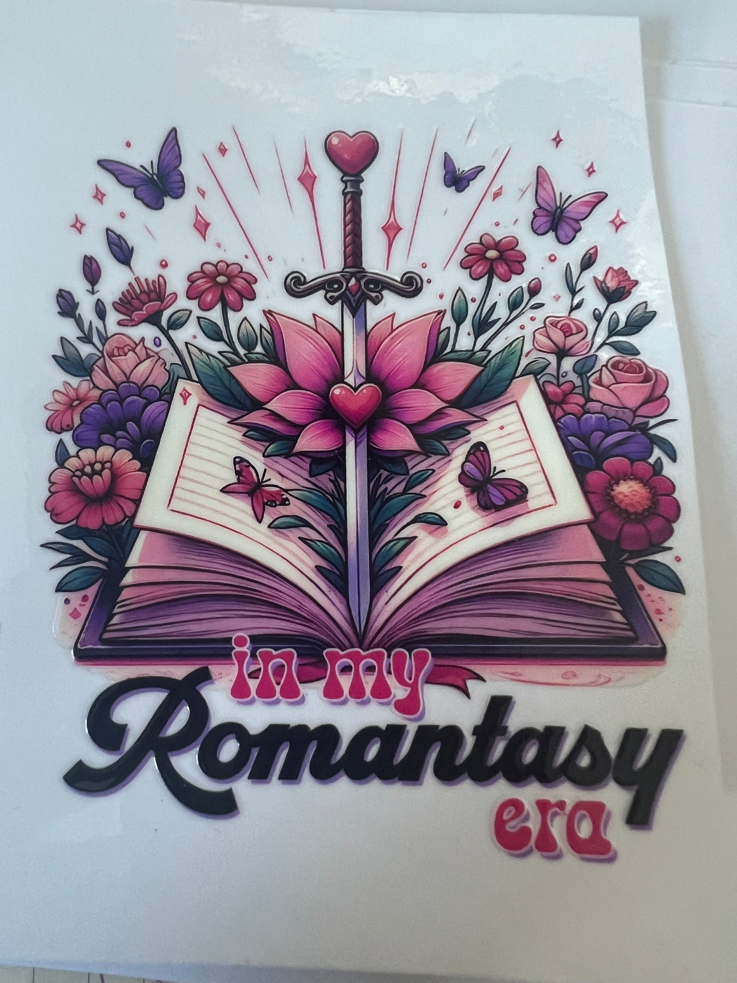 Romantasy era UVDTF cup single sided