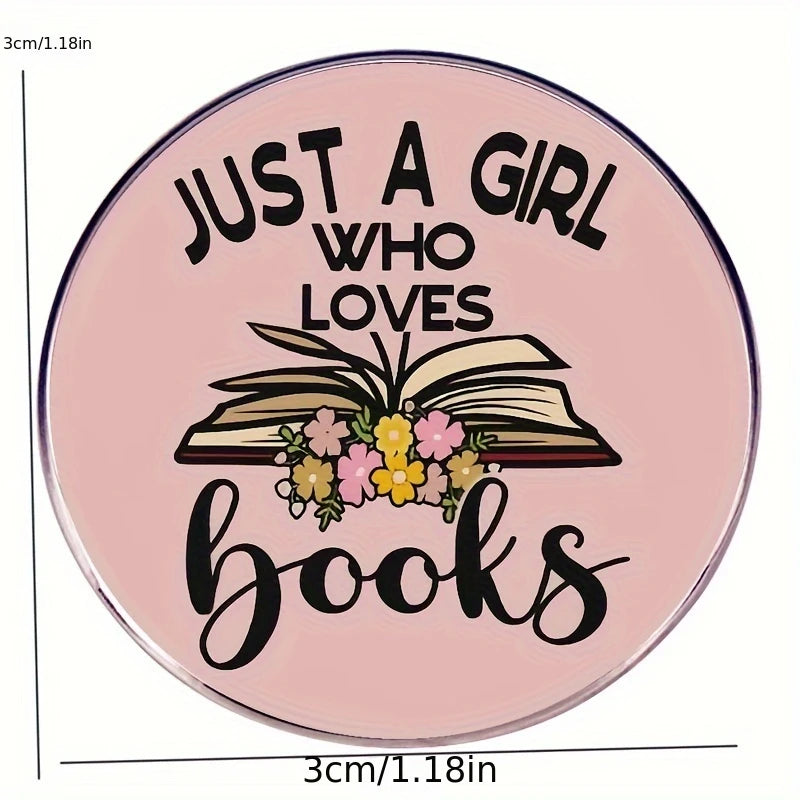 Just a girl pin