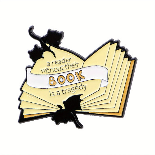 A reader without a book pin