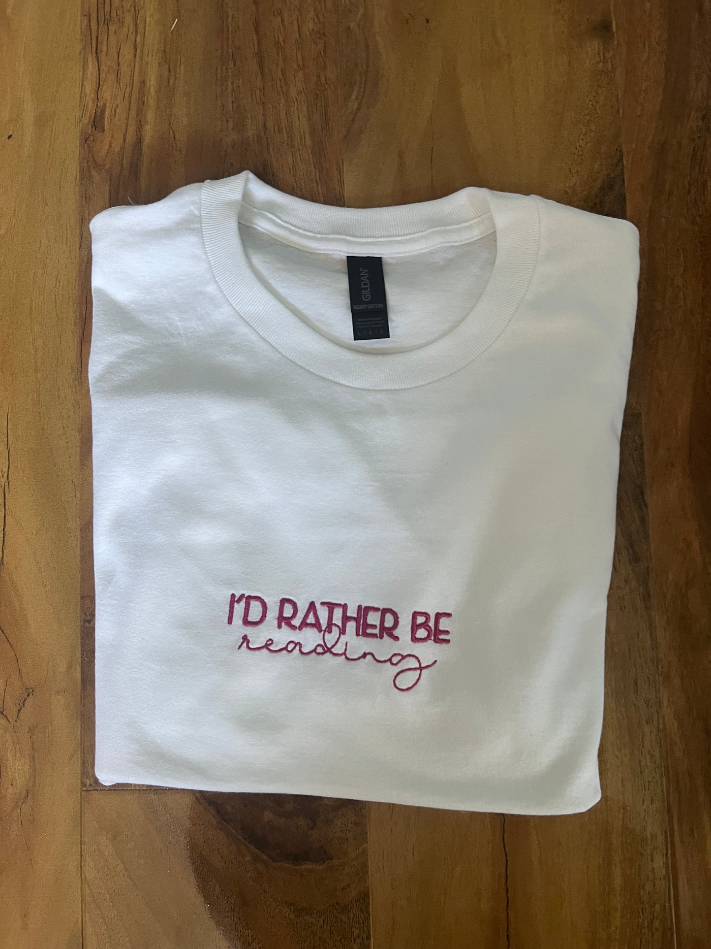 Rather be reading T shirt