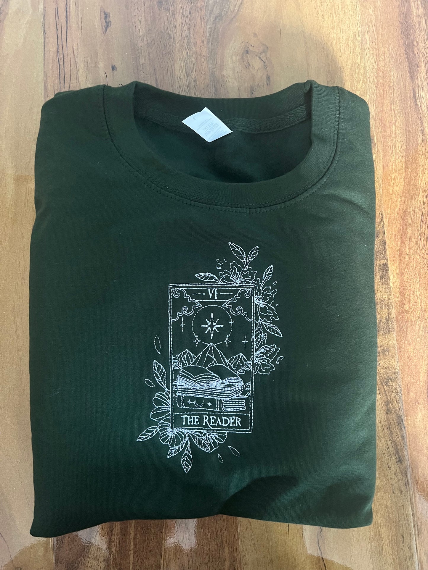 The reader sweatshirt