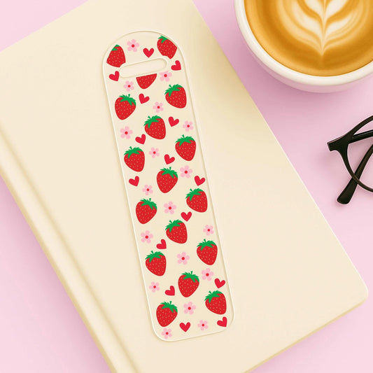 Strawberry Acrylic Bookmark