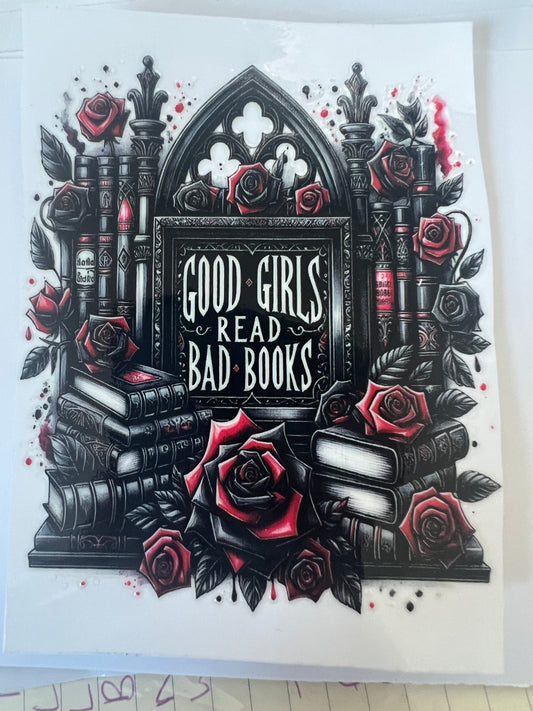 Good girls read bad books UVDTF cup single sided