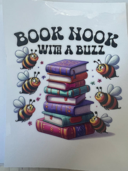 Book nook UVDTF cup single sided