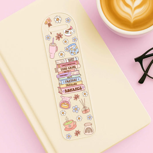 Book Club Acrylic Bookmark