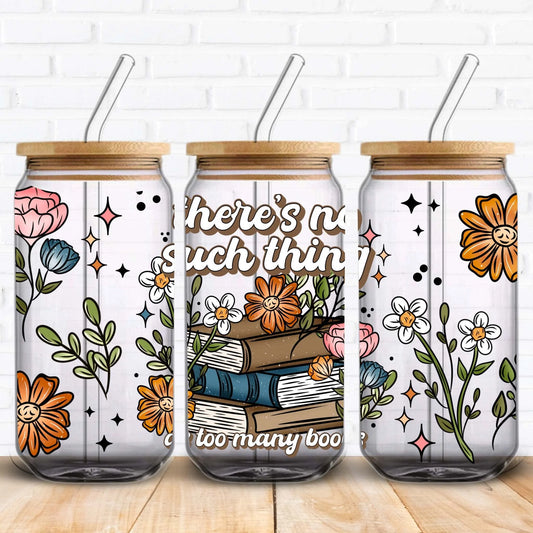 No such thing as too many books floral - PRE ORDER