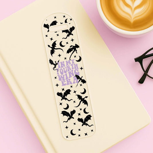 In my fourth wing era - Acrylic bookmark