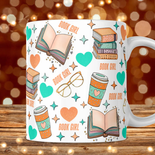 Book Girl mug